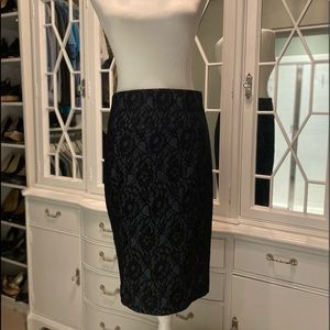 Express lace skirt high waisted with nice stretch Size 8
